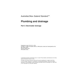 AS/NZS 3500.3:2025 pdf