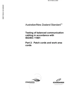 AS/NZS IEC 61935.2:2006 pdf