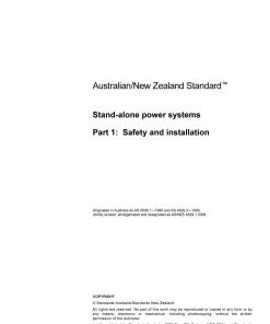 AS/NZS 4509.1:2009 pdf