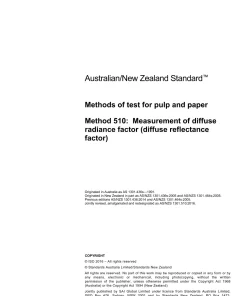 AS/NZS 1301.510:2016 pdf