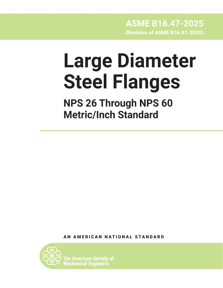 ASME B16.47-2025 pdf