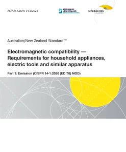 AS/NZS CISPR 14.1:2021 pdf