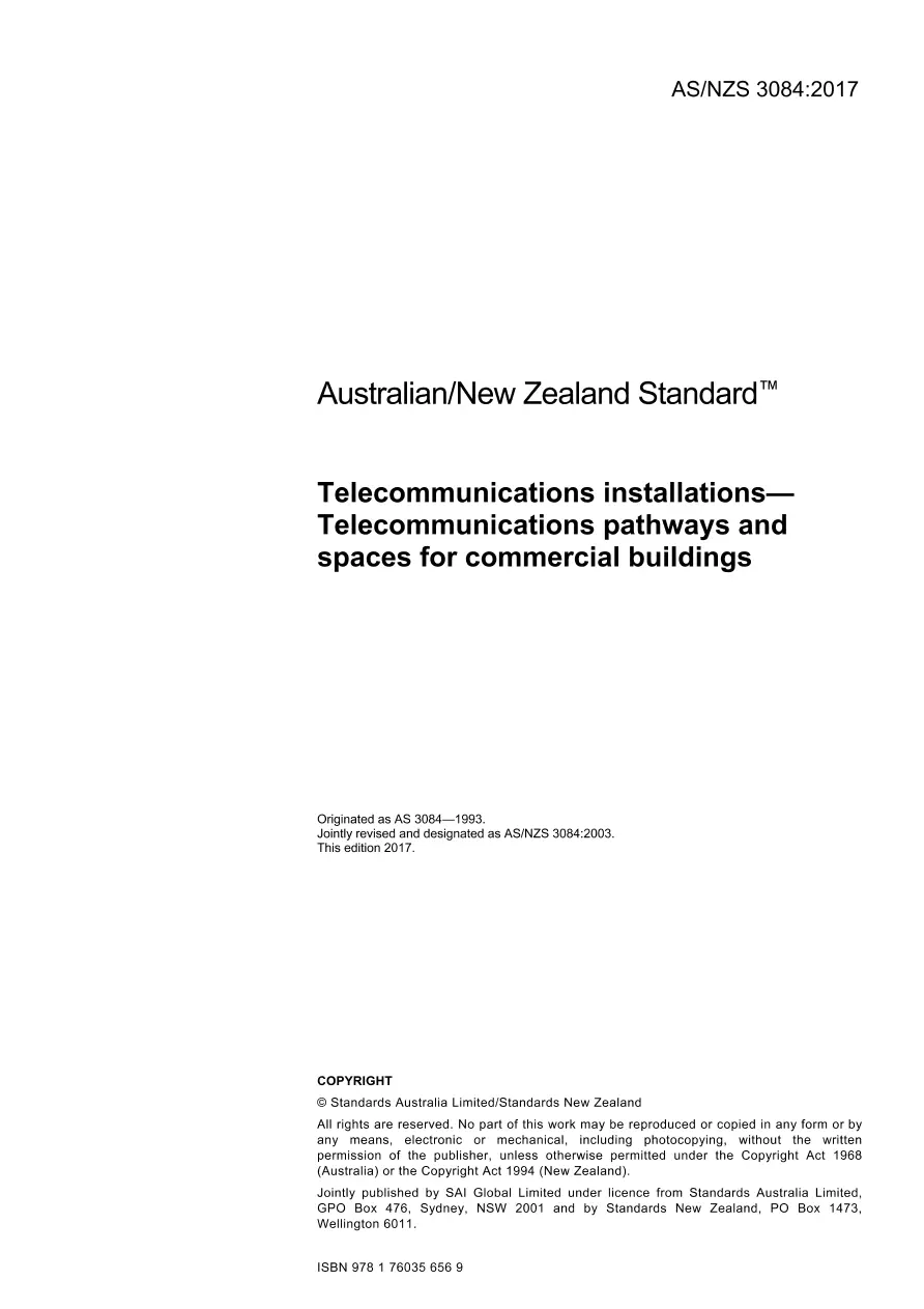 AS/NZS 3084:2017 pdf