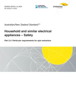 AS/NZS 60335.2.4:2024 pdf