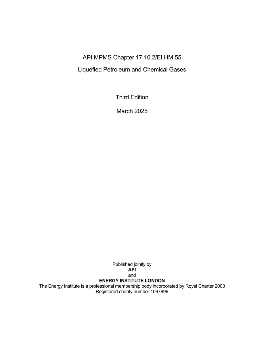 API MPMS Chapter 17.10 Part 2:2025 pdf