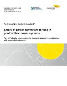 AS/NZS IEC 62109.3:2023 pdf