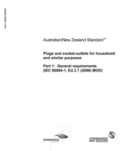 AS/NZS 60884.1:2013 pdf