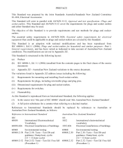 AS/NZS 60884.1:2013 pdf