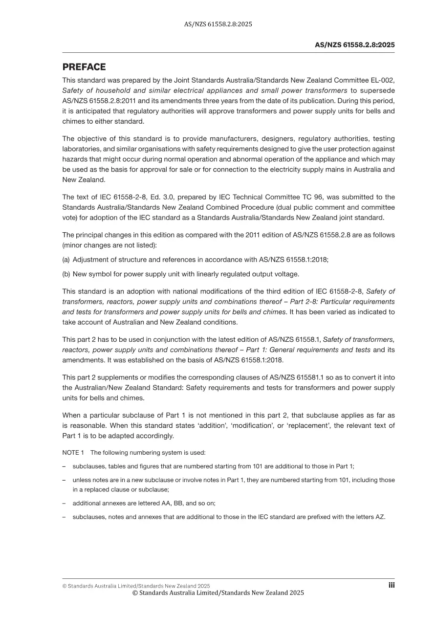 AS/NZS 61558.2.8:2025 pdf