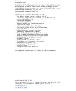 AS/NZS 3500.4:2025 pdf