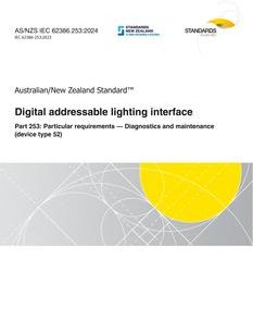 AS/NZS IEC 62386.253:2024 pdf