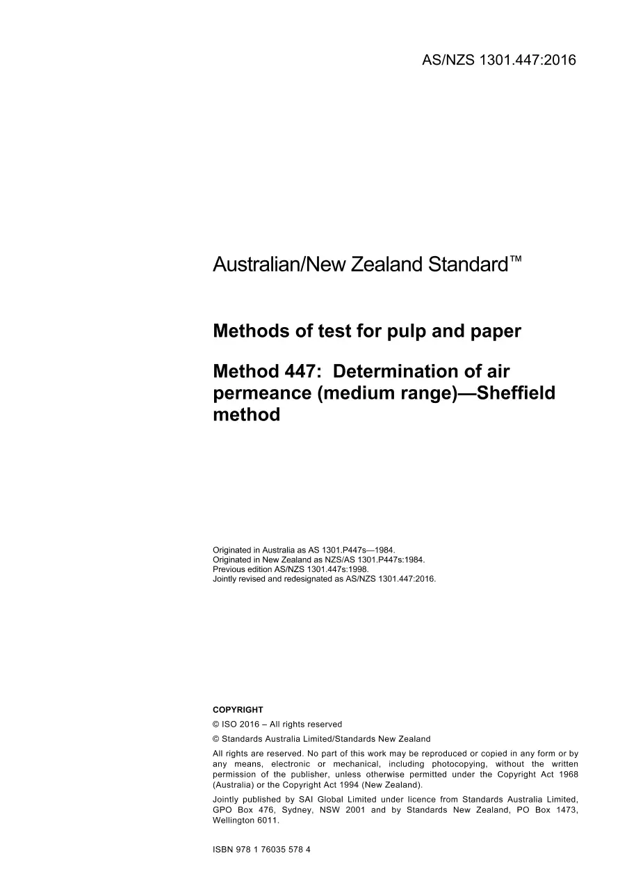 AS/NZS 1301.447:2016 pdf