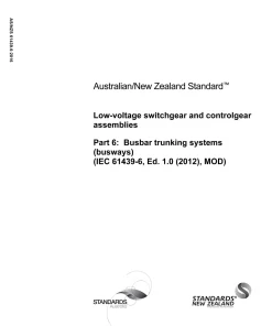 AS/NZS 61439.6:2016 pdf