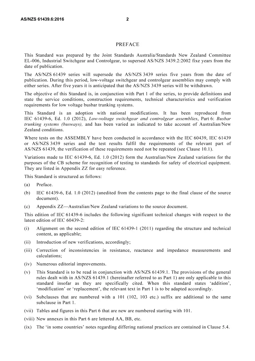 AS/NZS 61439.6:2016 pdf