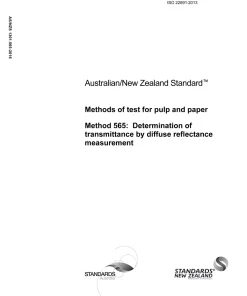 AS/NZS 1301.565:2016 pdf