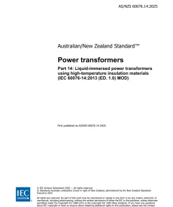AS/NZS 60076.14:2025 pdf