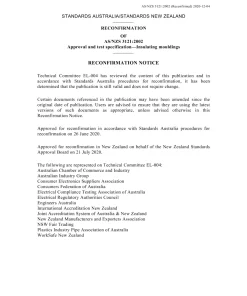 AS/NZS 3121:2002 pdf