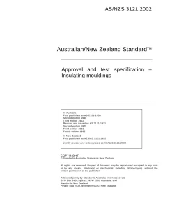 AS/NZS 3121:2002 pdf
