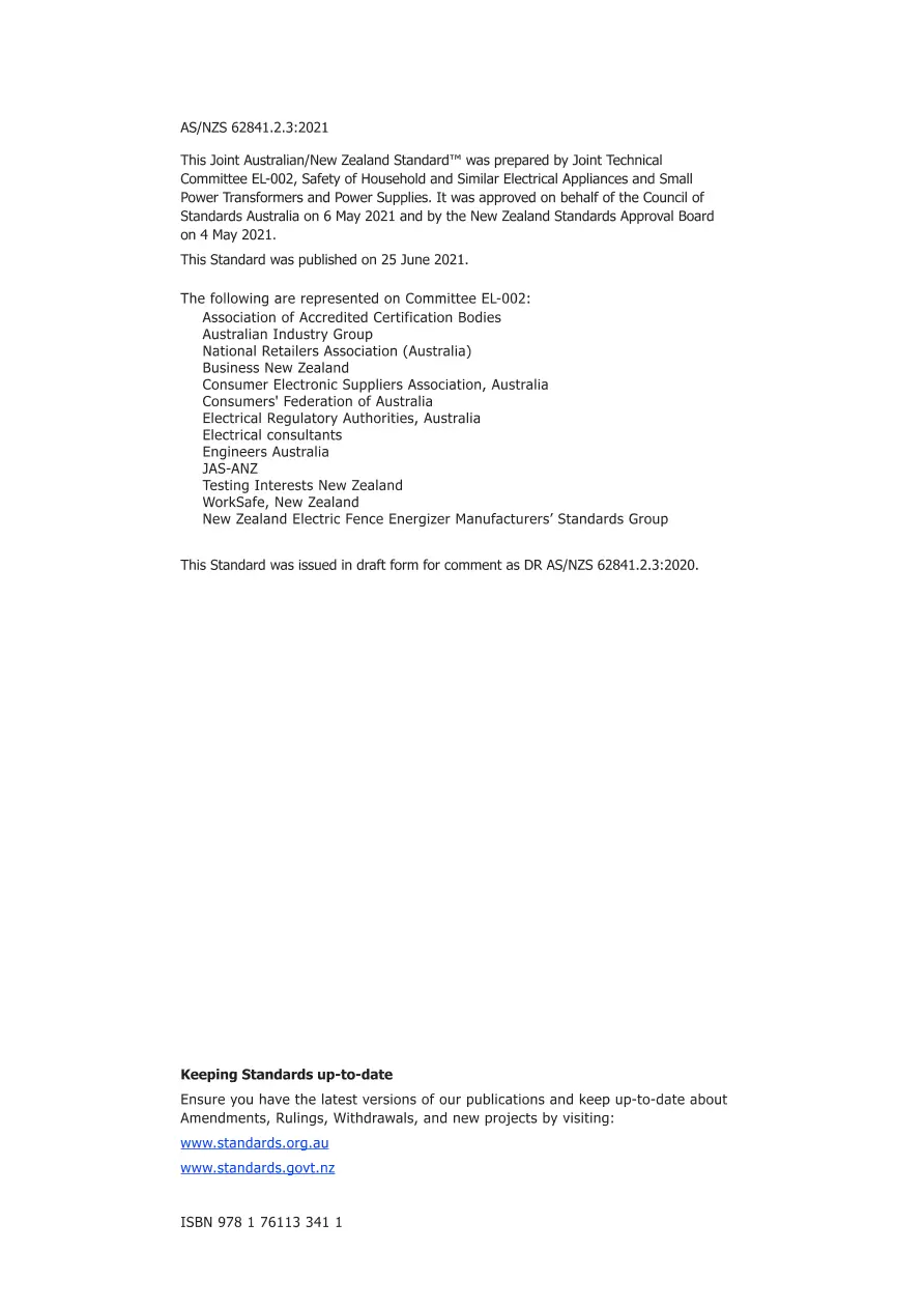AS/NZS 62841.2.3:2021 pdf
