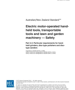 AS/NZS 62841.2.3:2021 pdf