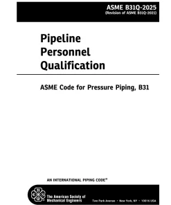 ASME B31Q-2025 pdf