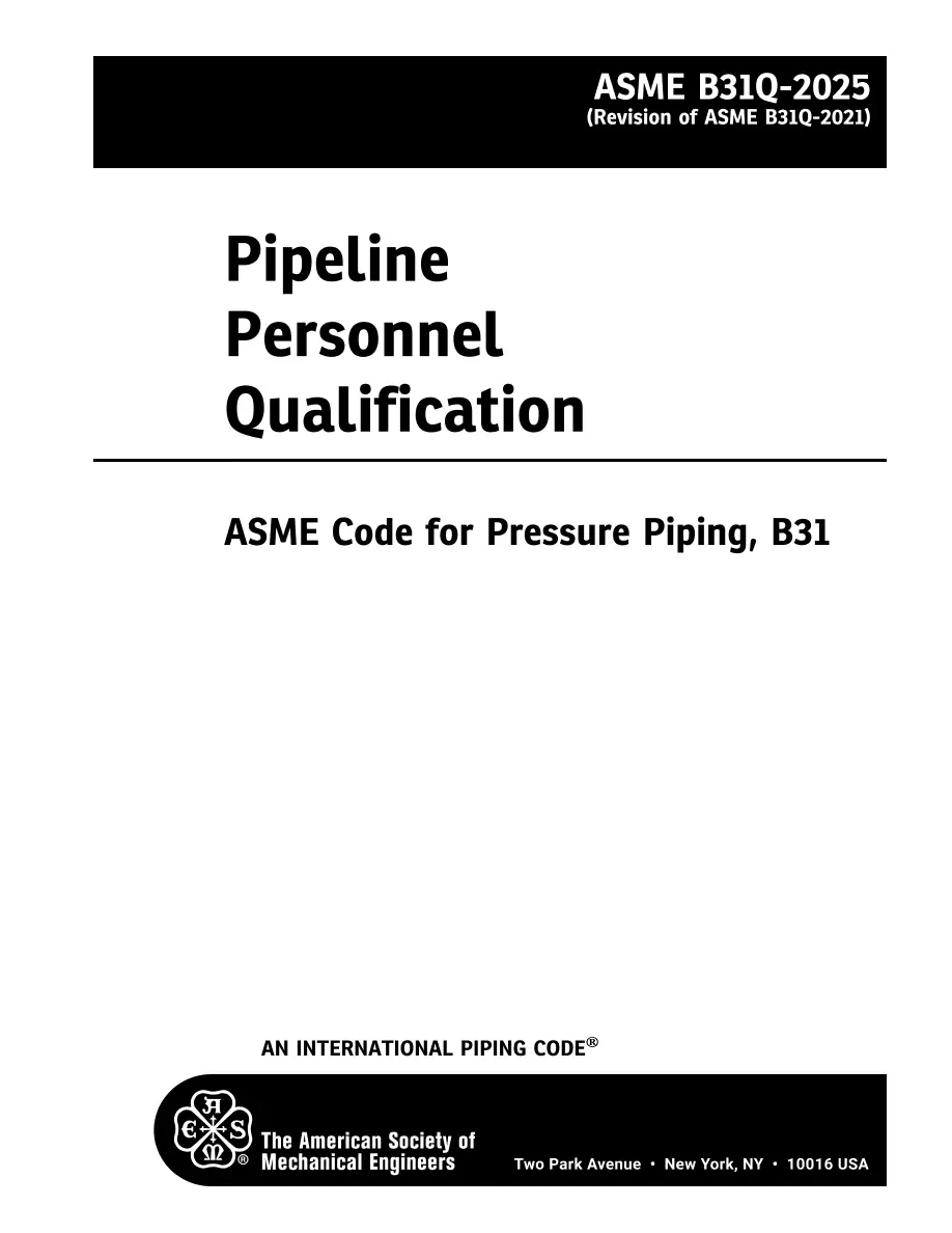 ASME B31Q-2025 pdf