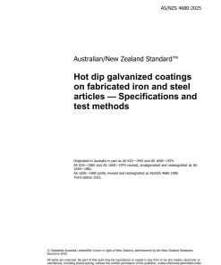 AS/NZS 4680:2025 pdf