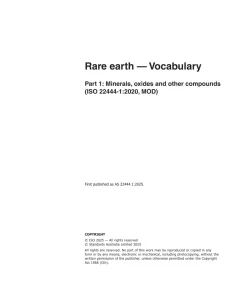 AS 22444.1:2025 pdf
