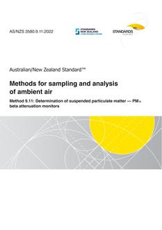 AS/NZS 3580.9.11:2022 pdf