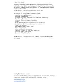 SA/SNZ MP 104:2021 pdf