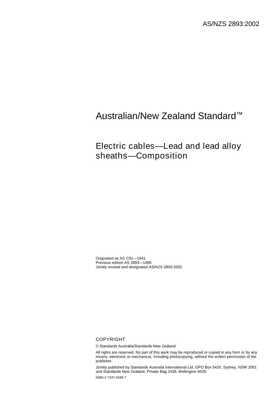 AS/NZS 2893:2002 pdf