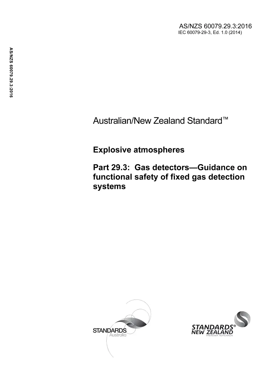 AS/NZS 60079.29.3:2016 pdf