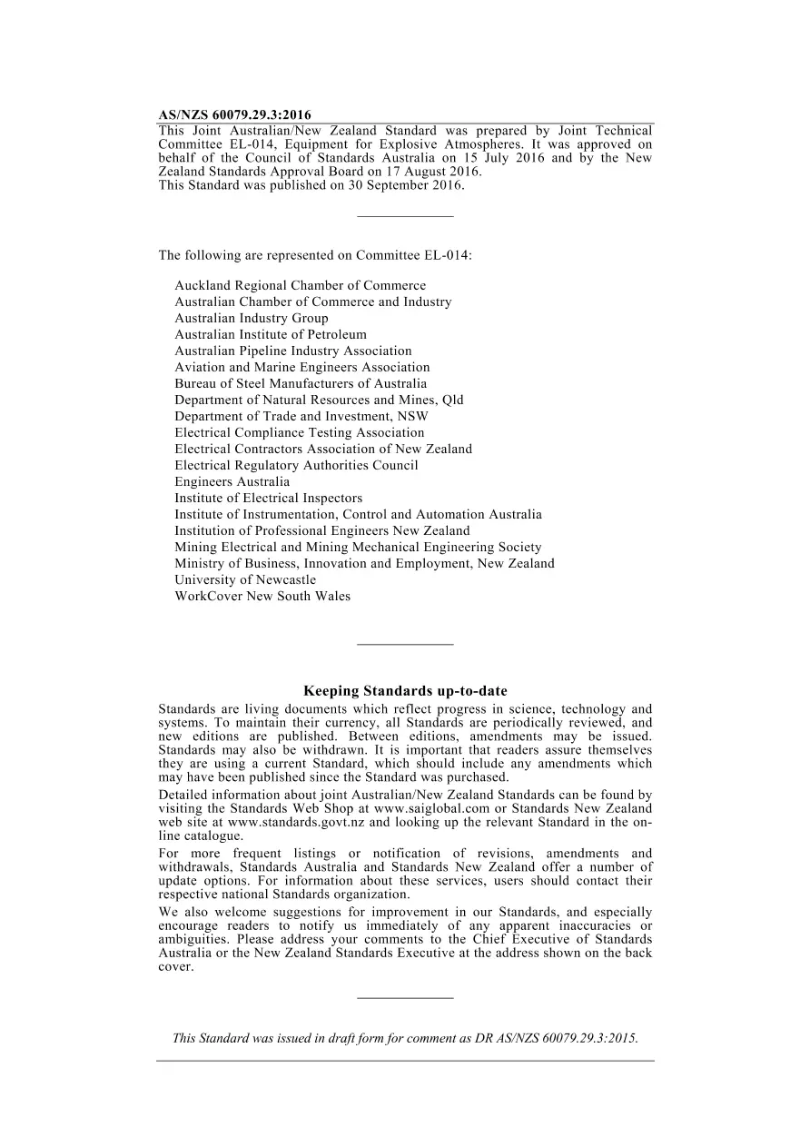 AS/NZS 60079.29.3:2016 pdf