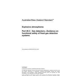AS/NZS 60079.29.3:2016 pdf