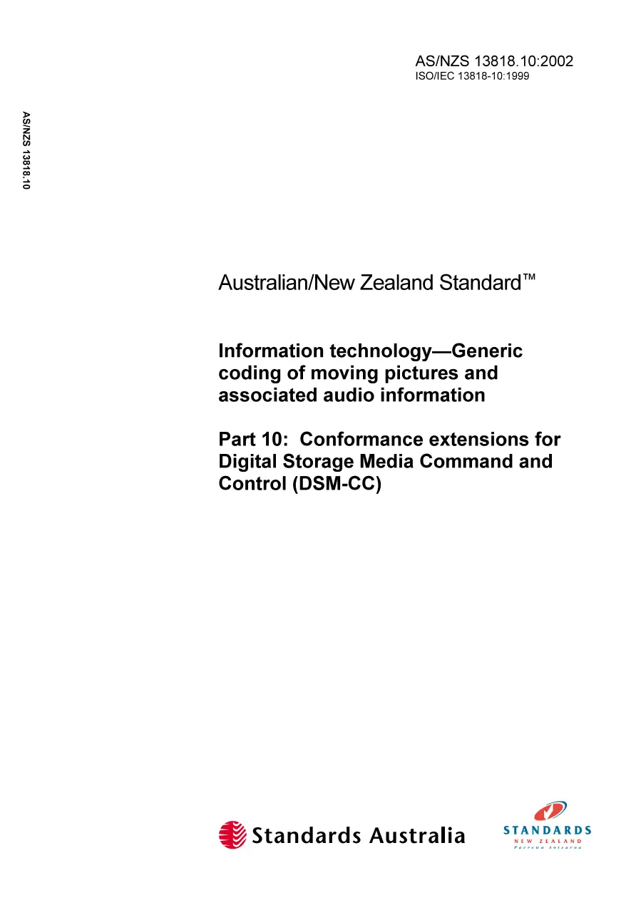 AS/NZS 13818.10:2002 pdf