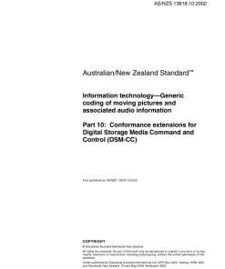 AS/NZS 13818.10:2002 pdf