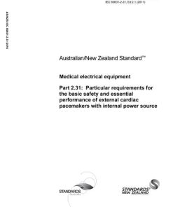 AS/NZS IEC 60601.2.31:2016 pdf
