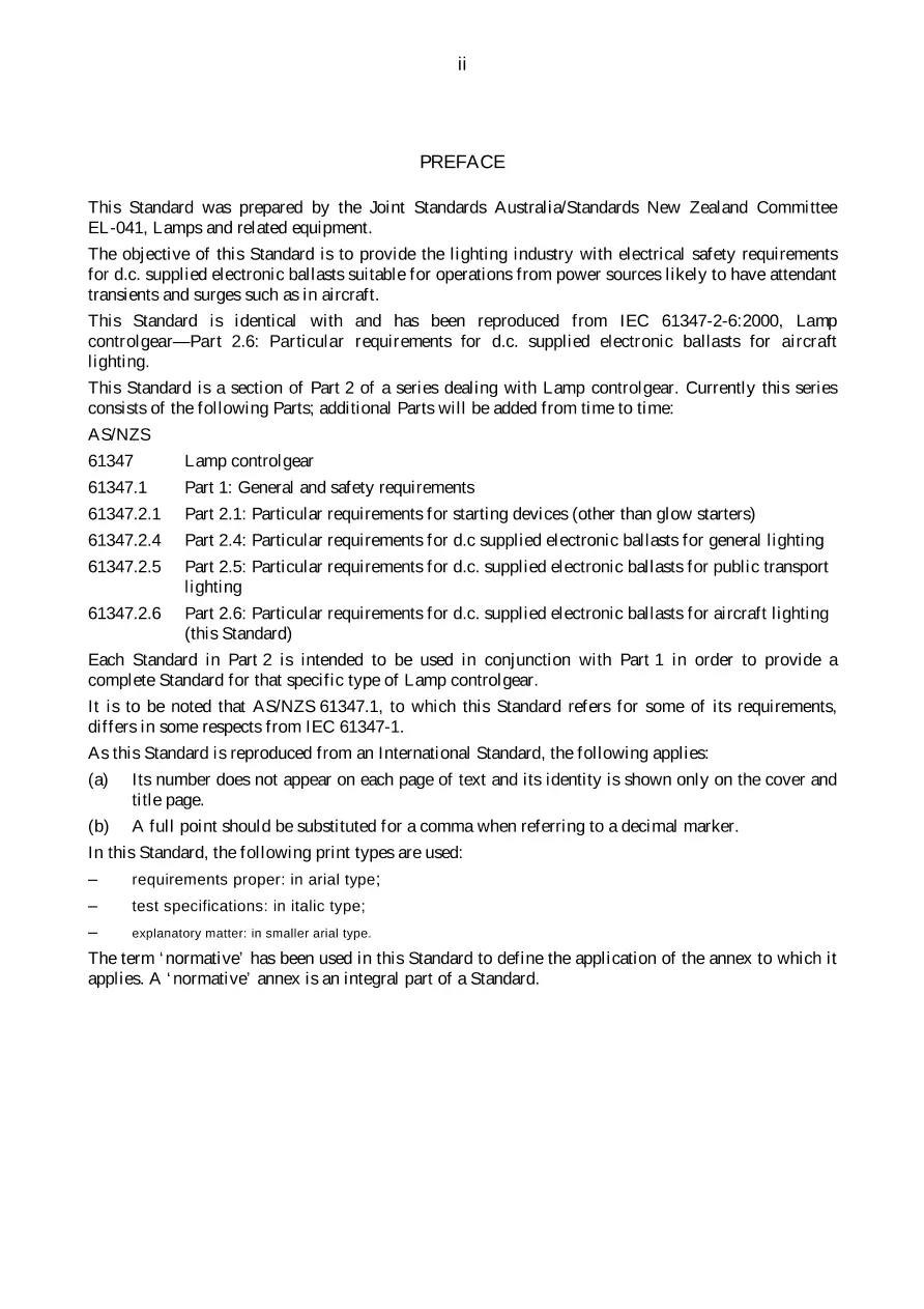 AS/NZS 61347.2.6:2002 pdf