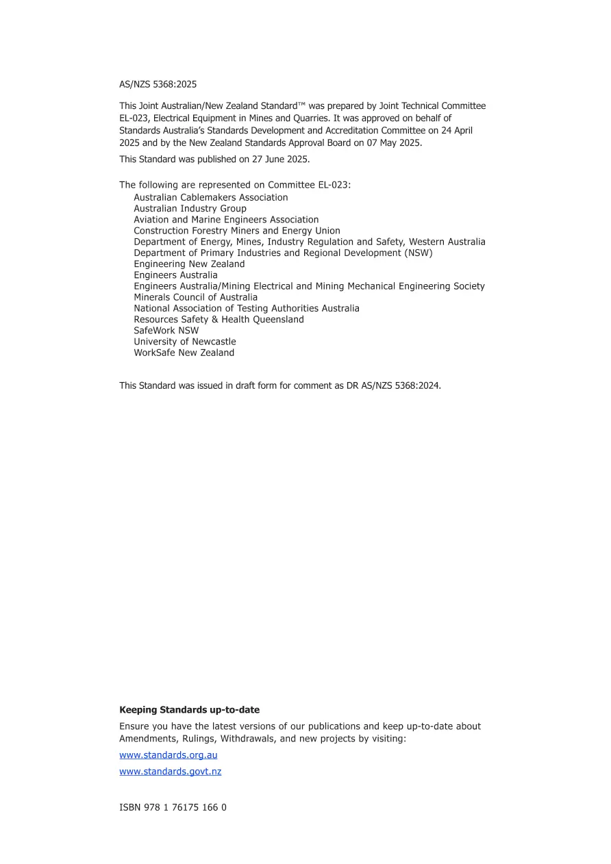 AS/NZS 5368:2025 pdf