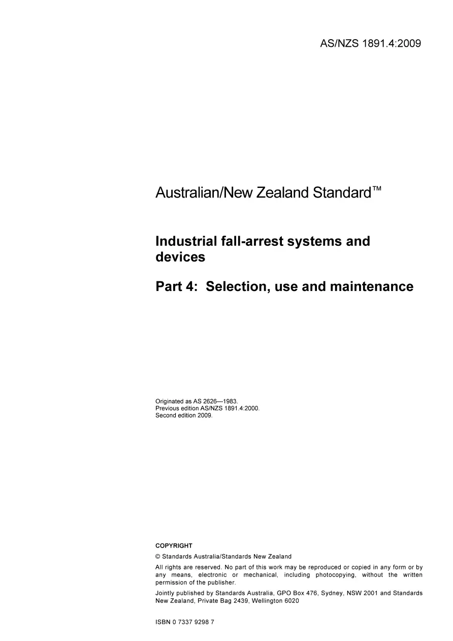 AS/NZS 1891.4:2009 pdf