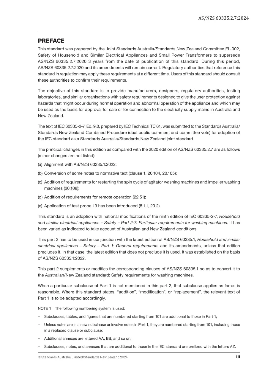 AS/NZS 60335.2.7:2024 pdf