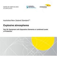 AS/NZS IEC 60079.26:2023 pdf