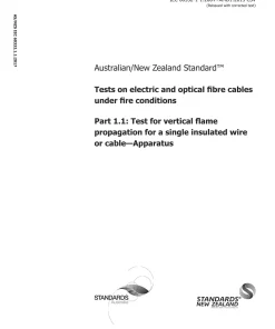 AS/NZS IEC 60332.1.1:2017 pdf