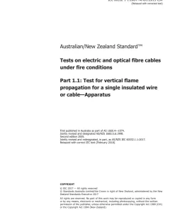AS/NZS IEC 60332.1.1:2017 pdf