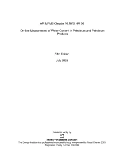 API MPMS Chapter 10.10:2025 pdf