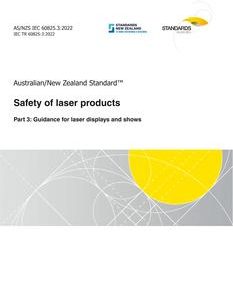 AS/NZS IEC 60825.3:2022 pdf