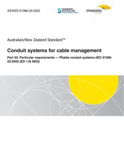 AS/NZS 61386.22:2022 pdf