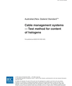 AS/NZS IEC 63355:2025 pdf