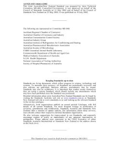 AS/NZS ISO 14644.4:2002 pdf