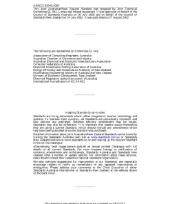 AS/NZS 61049:2002 pdf